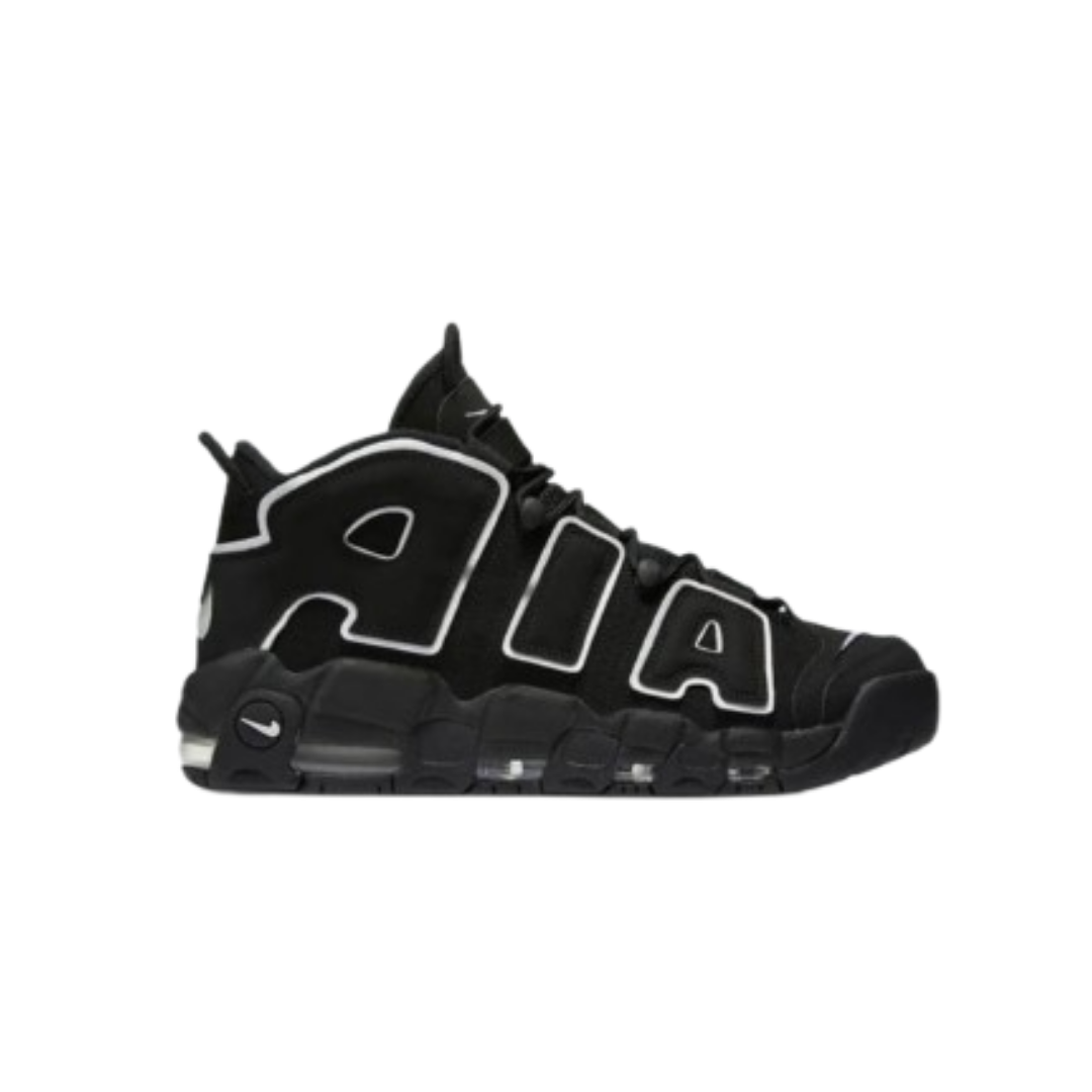 Nike Air More Uptempo in the black and white