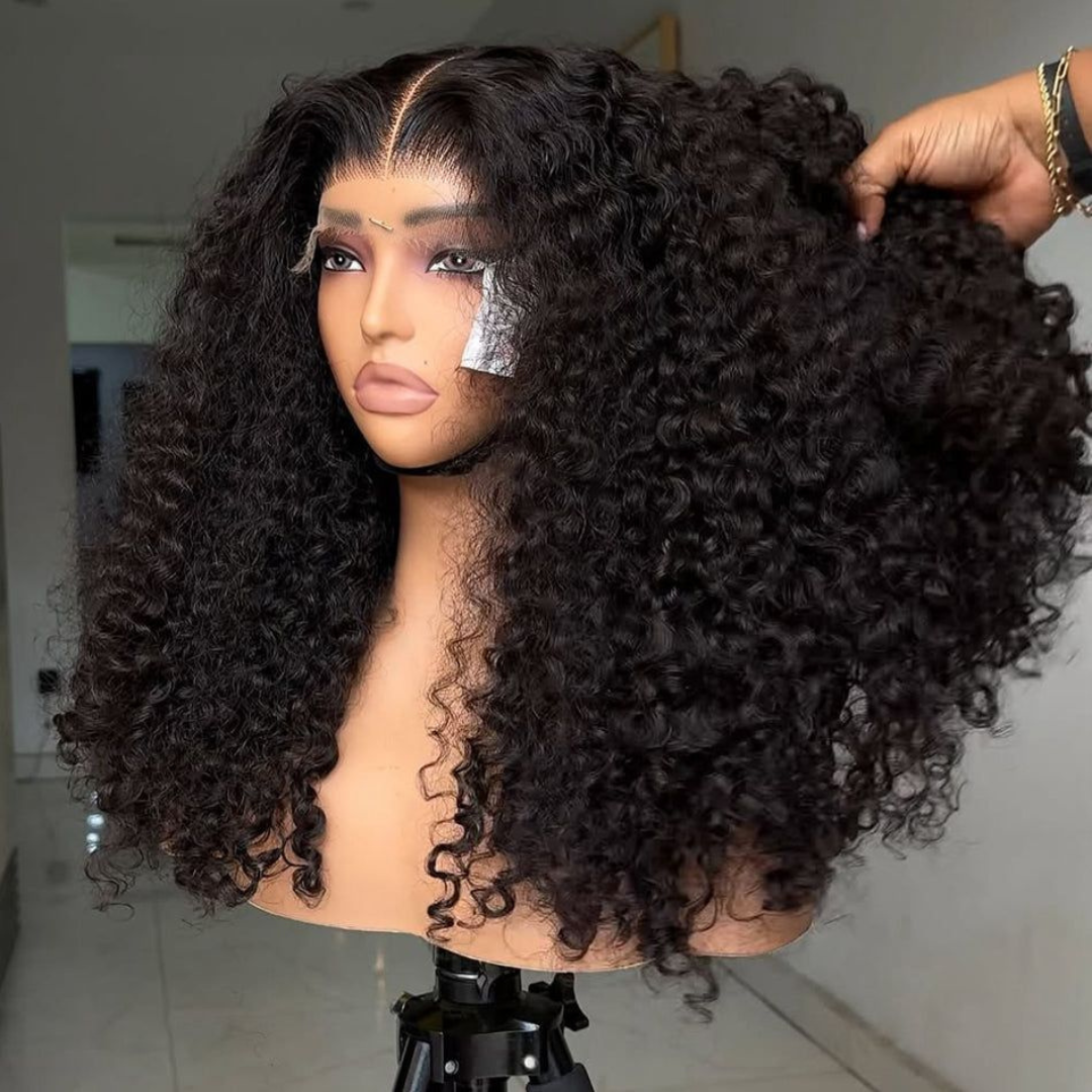 14 A DD V+ glueless curly wig